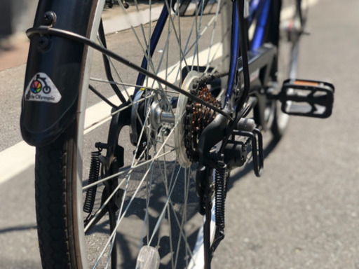 使用期間極少！27インチ 6段変速 オートライト軽快車！