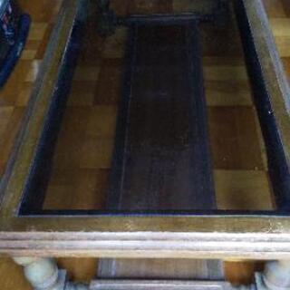 完売しました｜０円！！昭和レトロ｜スモークガラスのセンターテーブル！！もらってください！！の画像