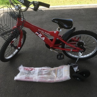 子供用自転車★ジャンク★18インチ★キッズ★Fila★赤