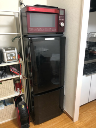 【中古美品】三菱 冷凍冷蔵庫 サファイアブラック