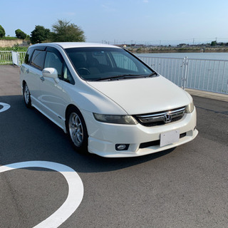 オデッセイ アブソルート パールホワイト 純正HDDインターナビ...