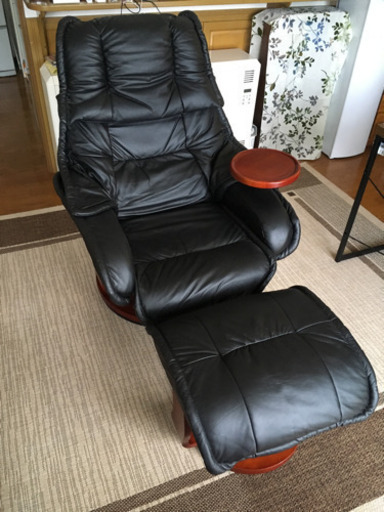 リクライニングチェア オットマン付き 中古