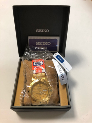 ✨新品 腕時計 SEIKO 5sports ゴールド✨