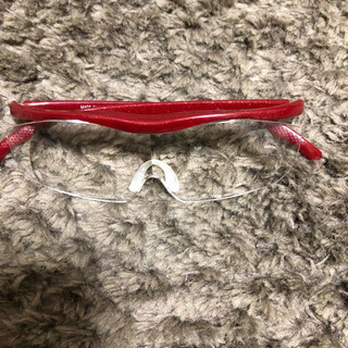ハズキルーペ ラージ 赤 お安く