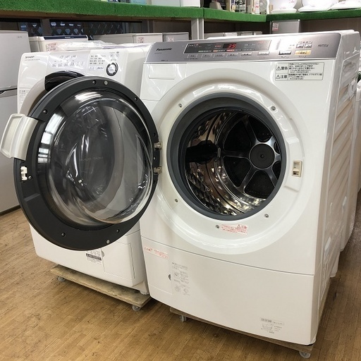 美品【 Panasonic 】パナソニック 洗濯9.0㎏/乾燥6.0㎏ ドラム洗濯機 スピンダンシング洗浄 エコヒートポンプエンジン NA-VX3101L
