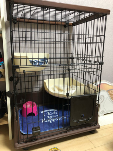 猫ゲージ 2段