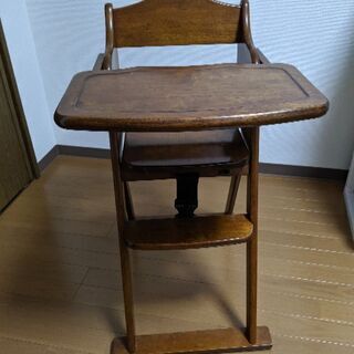 赤ちゃん/子ども用食事椅子　！無料！　乞引取