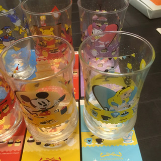 未使用 ディズニー キャラクターグラス 8個セットの画像