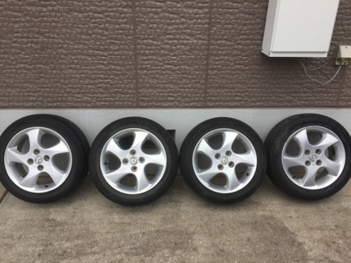 平成15年式 デミオ スポルト用 DBA-DY5W 純正 アルミホイル4本 美品！！