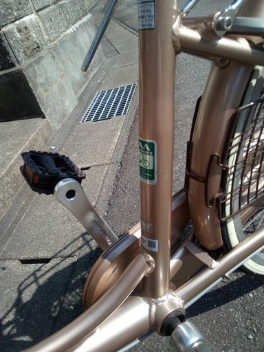 ママチャリ(24インチ、１年くらい前に５万で購入、ほとんど乗ってない）