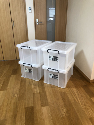 ※取引終了※ 衣装ケース 56Lサイズ 4個セット Amazon購入 中古