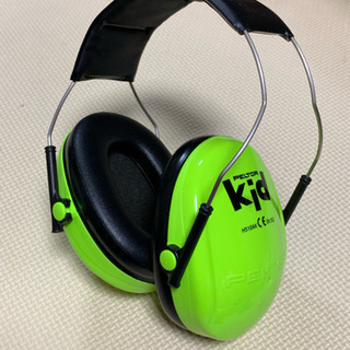 キッズイヤーマフ(黄緑)の画像