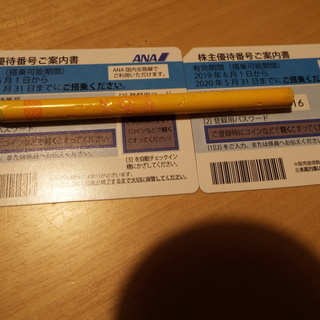 ＡＮＡ株主優待券 2019年11月30日迄 2枚