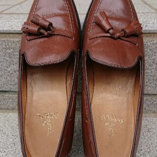 美品　リーガル　REGAL　牛革　タッセル シューズ 　ブラウン 　22（22～22.5cm）の画像