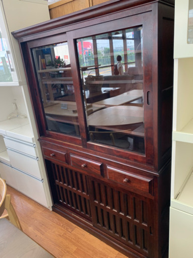 軽トラック貸出無料！民芸家具 食器棚！！