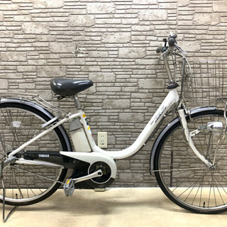 東京23区配達無料 ヤマハ パス 4Ah リチウム 電動自転車☆26インチ☆中古☆