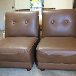 ソファー　1人掛けを　2脚での画像