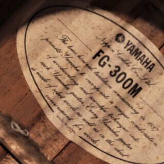 ギター　YAMAHA (FG-300M)