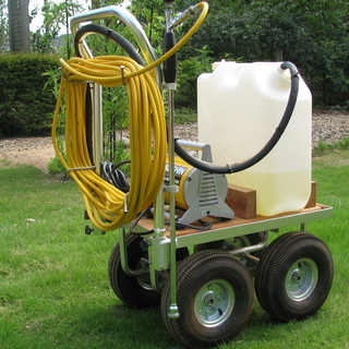 **工進/KOSHIN 電動噴霧器 台車/タンク付** 【購入者...