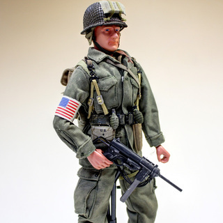 1/6 フィギュア  WW.II ドイツ兵 と アメリカ兵 の2体の画像