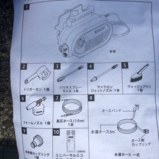 ケルヒャー家庭用高圧洗浄機 JTK38の画像