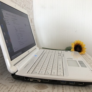 ☆彡値下げ。かなり使える限定1台/Office2019付/富士通15.6ｲﾝﾁ/AH56/C Win10 64bit/Corei5/4G/640G/無線/DVD・Blu-ray再生ソフト付の画像