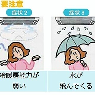 エアコンにもご苦労様のリフレッシュと健康診断を❣