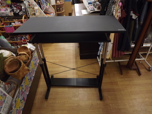 バウヒュッテ/Bauhutte スタンディングデスク BHD-1000H パソコンデスク 昇降式 ブラック 幅：1ｍ 札幌 西岡店