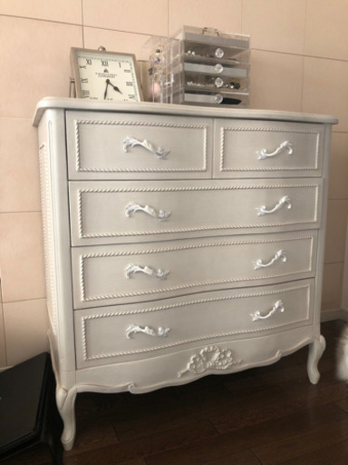 【期間限定出品】チェスト／白ホワイト／フレンチカントリー