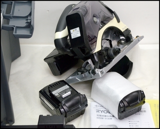 未使用 リョービ BNW-11XR 18V 6.0Ah 165mm 充電式集じん丸ノコ 6Ah マルノコ 京セラ RYOBI