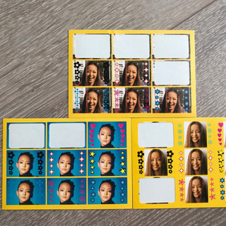 ジャニーズ　安室奈美恵 年代物です(23.4年前のもの) シールの画像