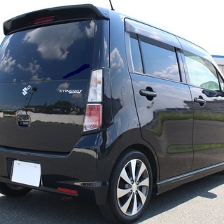 ☆車検H31年12月20日迄☆ H22年式 ワゴンR スティングレー T ターボ ローダウン スマートキー HID オートエアコン 純正アルミ 129000㎞ MH23S 23の画像