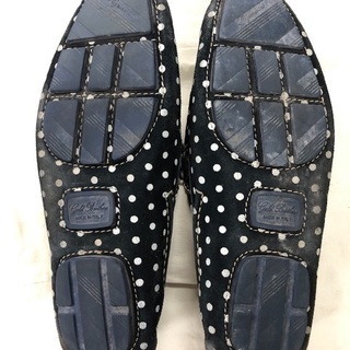 イタリア製本革スエードローファーの画像