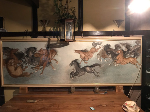 期間限定値引きあり中国の馬の絵