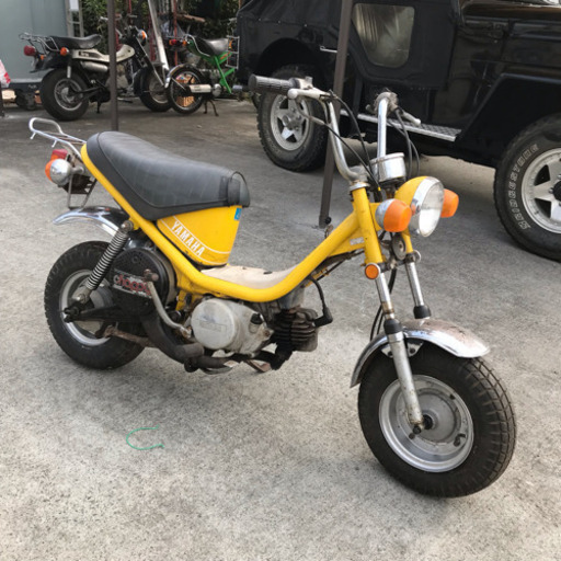 宮城県仙台市❗️ ヤマハ チャッピー ミニバイク 旧車 レストアベース 黄色 イエロー ヴィンテージ ビンテージ 昭和レトロ CHAPPY 50 チャピィ