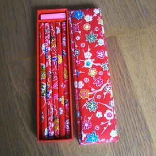 和柄布鉛筆&筆箱？