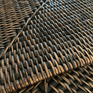 アジアン ラタン ランチョンマット 2枚セットの画像