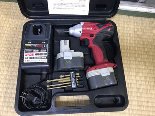 リョービ 充電式インパクトドライバ12V