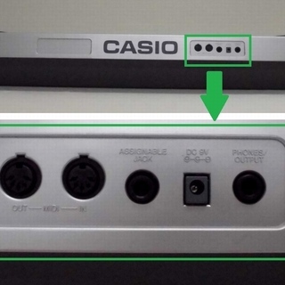 CASIO キーボード 電子ピアノ 61鍵盤 CTK-591 本体のみ ★アダプター無し★ 電池で動作OK 中古品 JM4604)【取りに来られる方限定】の画像