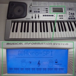 CASIO キーボード 電子ピアノ 61鍵盤 CTK-591 本体のみ ★アダプター無し★ 電池で動作OK 中古品 JM4604)【取りに来られる方限定】の画像