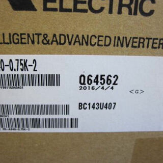 新品 三菱インバーター 400V 1馬力(0.75kw)までの三相モーターにの画像