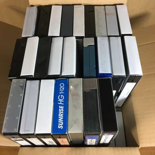 ※終了※▼25日まで▼【50本＋2本】ビデオテープ まとめ ジャンク 【＋2本 ＝ クリーナー1本 施工ビデオ1本】