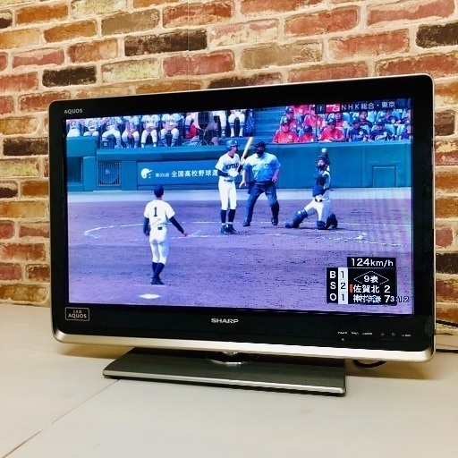 即日受渡可‍♀️ SHARP AQUOS 液晶テレビ 26型 外付けHDD対応 7,000円