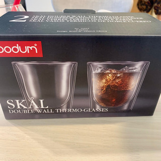 【新品未使用】bodum ダブルウォールグラス ペア