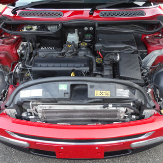 H14BMW ミニワンRA16赤タイミングチェーンETC ABS HID 純正アルミ夏冬タイヤ有りルーフユニオンジャックの画像