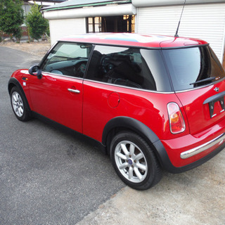H14BMW ミニワンRA16赤タイミングチェーンETC ABS HID 純正アルミ夏冬タイヤ有りルーフユニオンジャックの画像