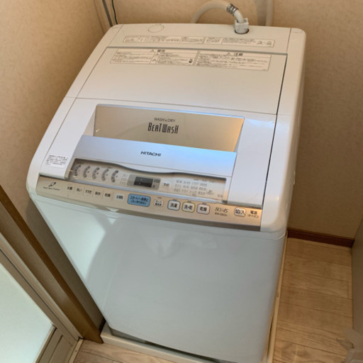 【無料配送】まだあります！ 洗濯機 乾燥機能付き 日立 8kg