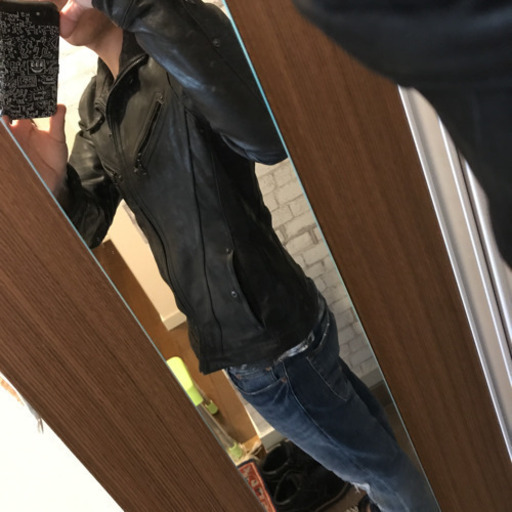 革ジャン 「本革」