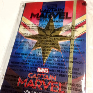 新品未使用 キャプテンマーベル ノートブック 手帳