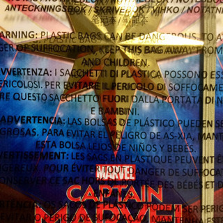 新品未使用 キャプテンマーベル ノートブック 手帳の画像